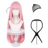 Goto Hitori Cosplay Bocchizarock Cosplay Costume with Wig Costume Uniform Halloween Gift Goto [AG-TOP] (S, Hitori)
