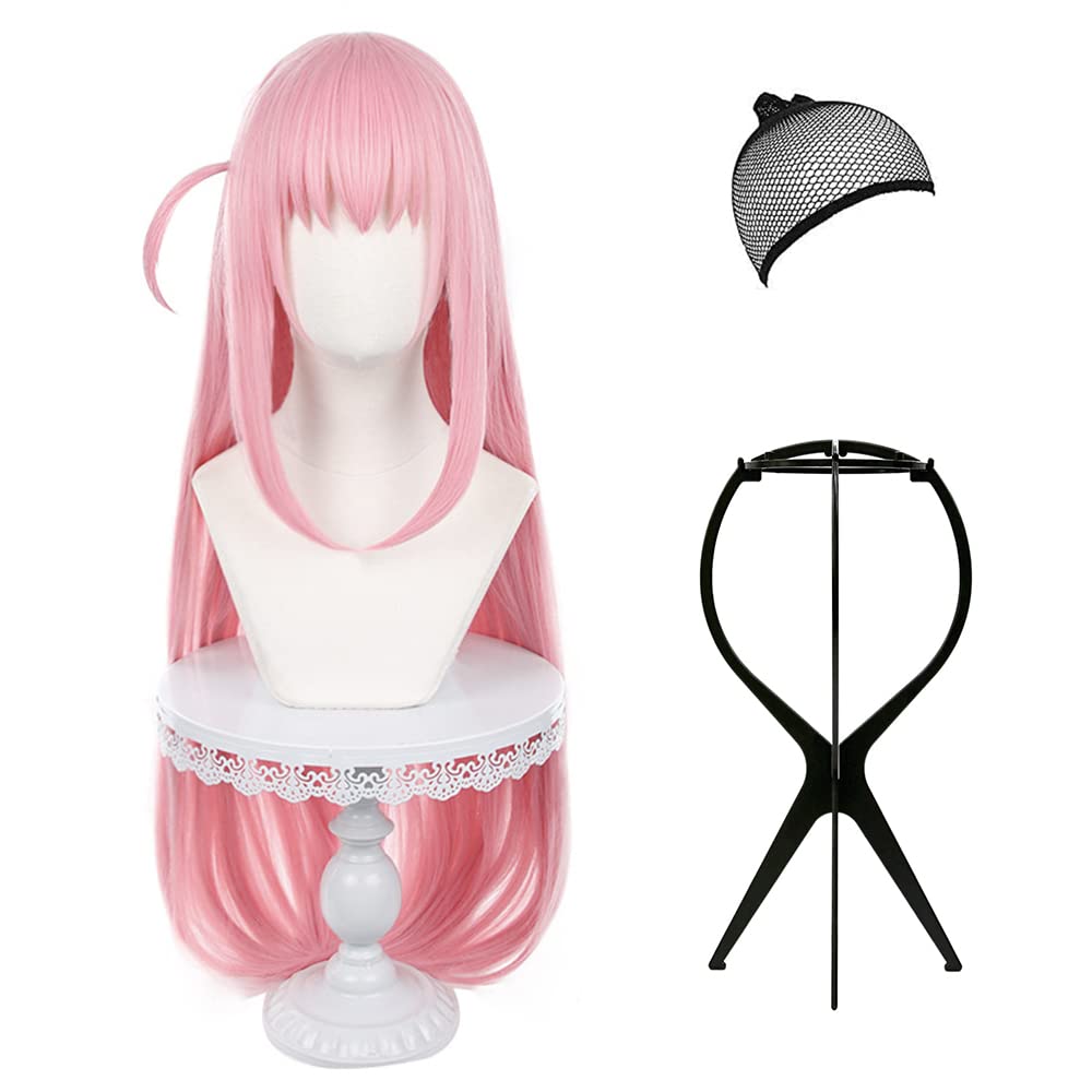 Goto Hitori Cosplay Bocchizarock Cosplay Costume with Wig Costume Uniform Halloween Gift Goto [AG-TOP] (S, Hitori)