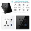 WiFi Universal Wall Socket Multifunction Power Plug Socket USB Charging AC100V-240 Intelligent Wall Outlet Switches