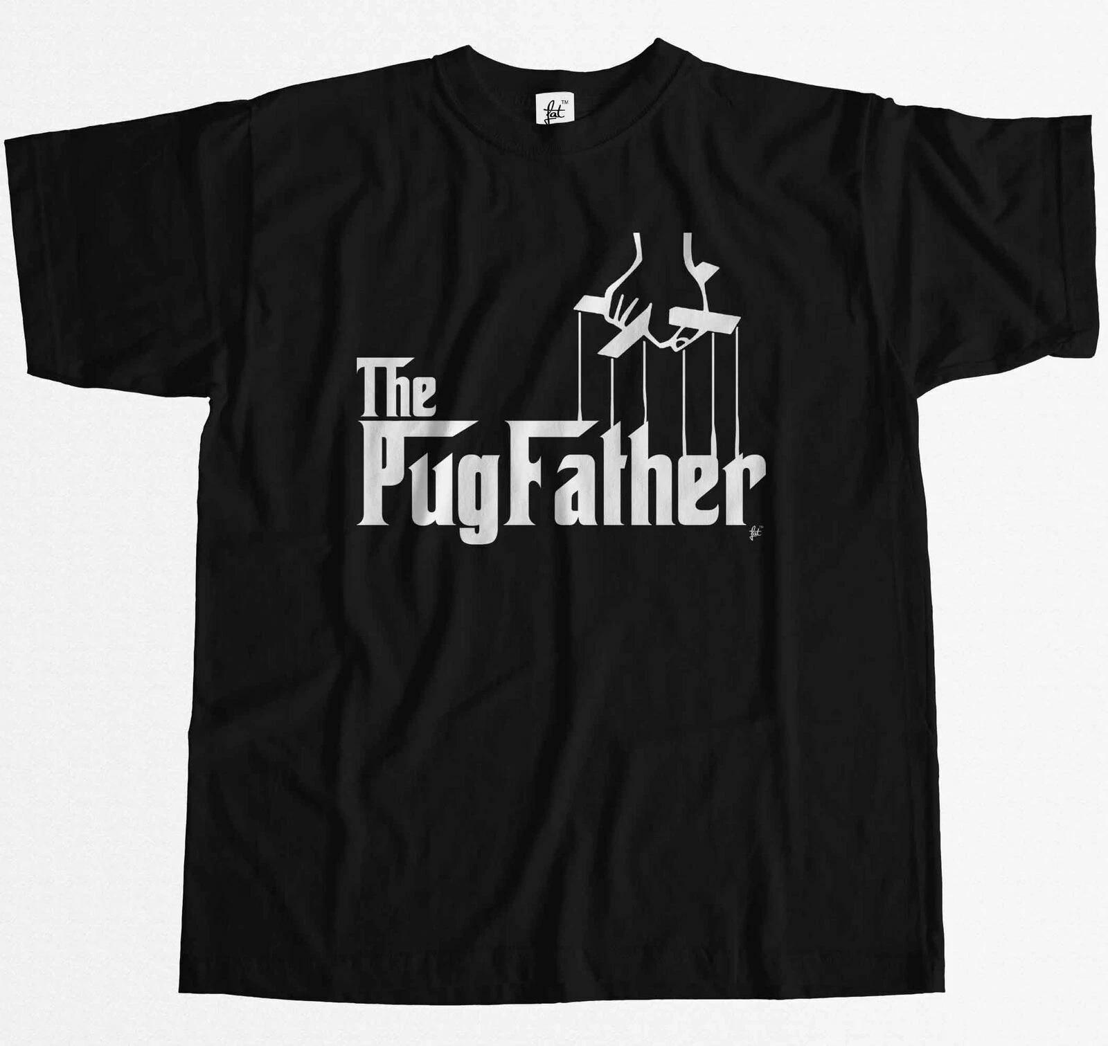 The Pugfather Mafia Dogs Pugs Mens T-Shirt M