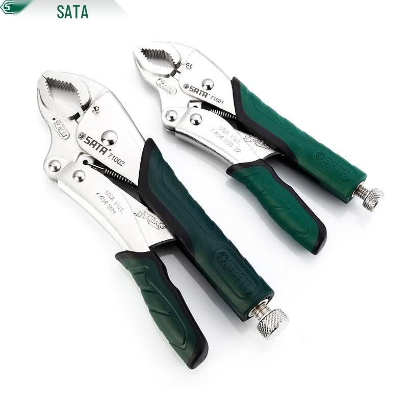 SATA Quick Release Bent Jaw Locking Pliers