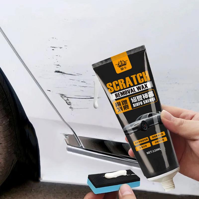 120ml Car Paint Scratch Repair Wax Auto Paint Restorer With Wipe And Sponge Vehicle Scratch Wax Detailing Car Products