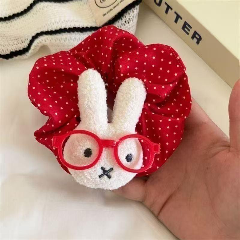 

Милый бантик-скранч для волос с Миффи в горошек 2025