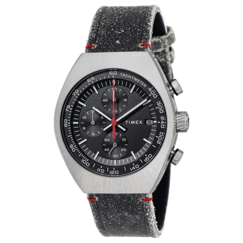 

TIMEX Legacy Tonneau Men s Watch, Black Dial, Stainless Steel, Mineral Glass, Quartz Movement, TW2W50000