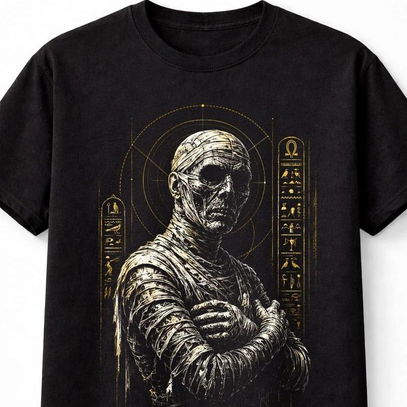 Ancient Egyptian Mummy Gothic Horror Monster Unisex TShirt S