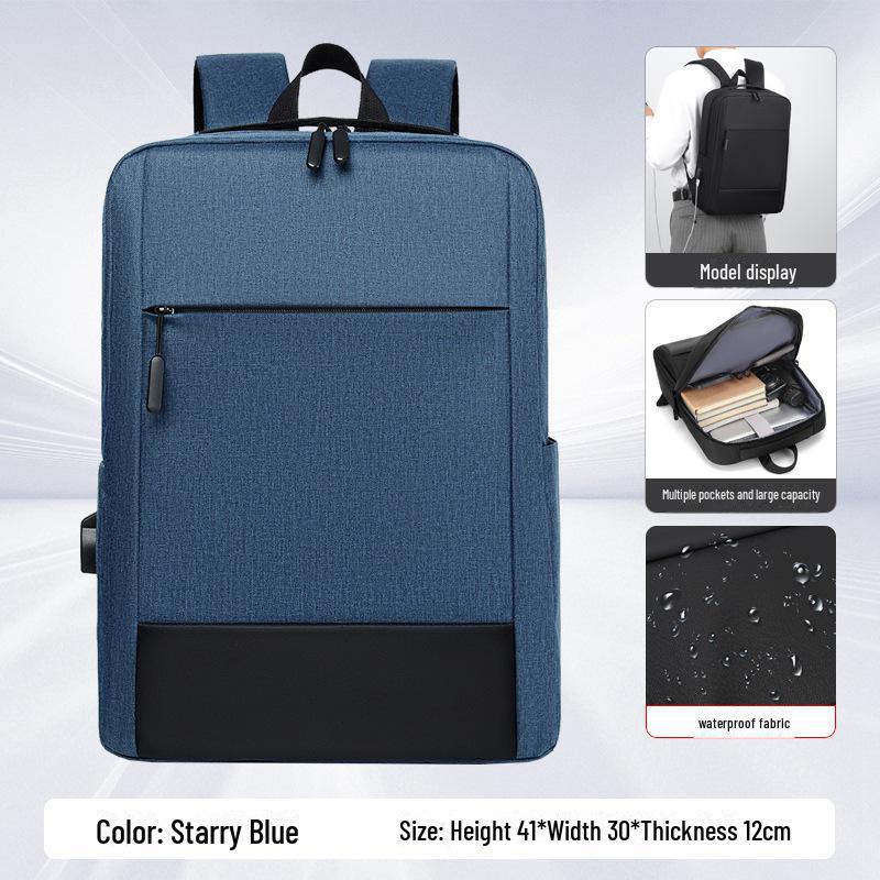 Men's and Women's High-End Waterproof Backpack for Business, Travel, and Commuting.