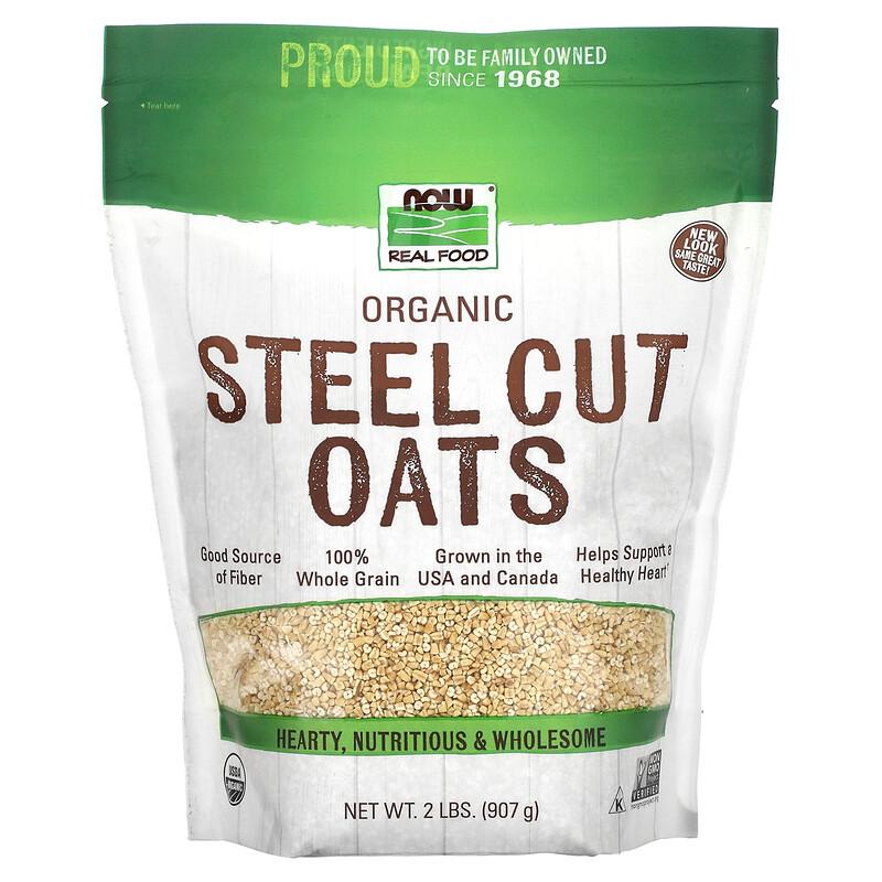 Real Food, Organic Steel Cut Oats, 2 Lbs (907 G)