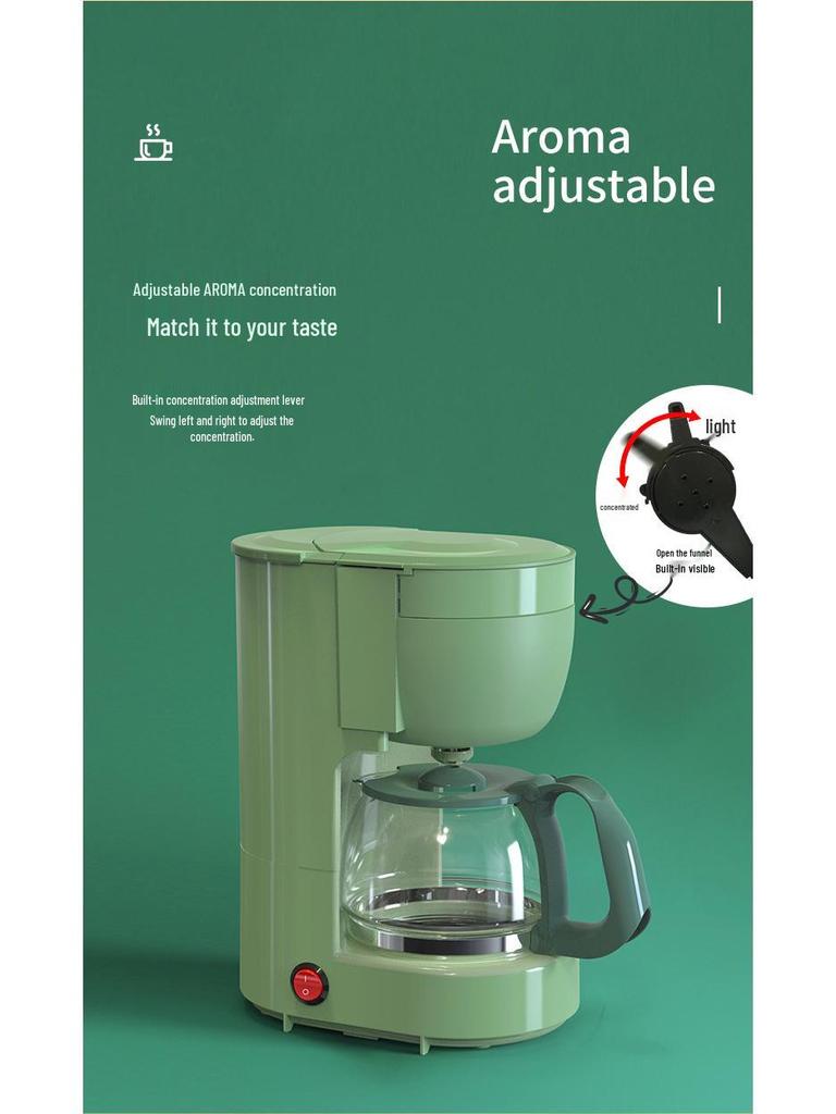 Homezest Deutsche Automatische Filterkaffeemaschine - Kompakte Kanne im amerikanischen Stil für Zuhause & Büro