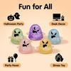 5Pcs Halloween Ghost Slow-Rising Squeeze Toy Set TPR Fidget for Stress Relief Portable Decompression Gadget for Kids Adults Fun Party Favor Gift Box