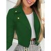 Blazer Corto da Donna con Collo a Revers e Bottoni Giacca Tailleur Primavera Autunno
