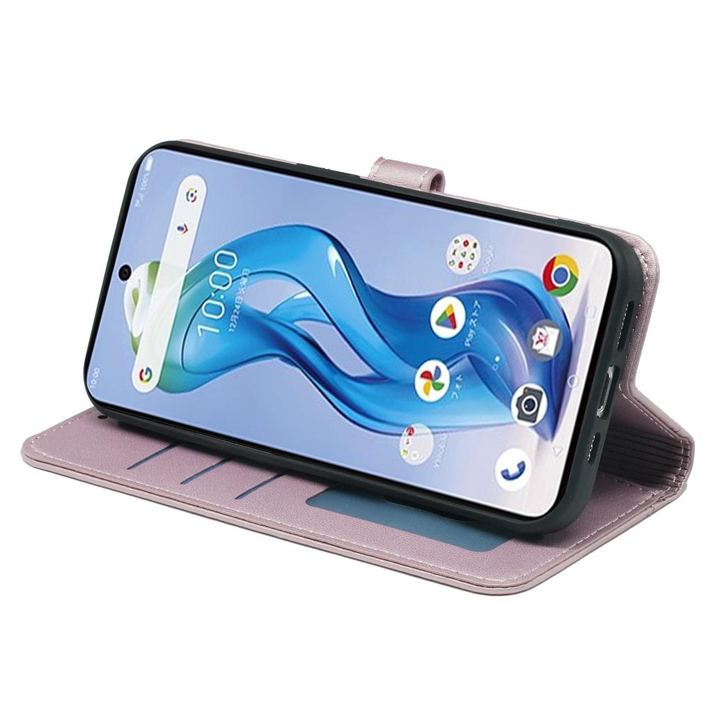 For ZTE nubia S 5G A403ZT Wallet Case Magnetic Snap Leather Phone Cover with Strap