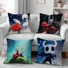 Game H-Hollow Knight Silksong Pillow Case Pattern Printed Pillowcase For Living Room Sofa Cushion Cover