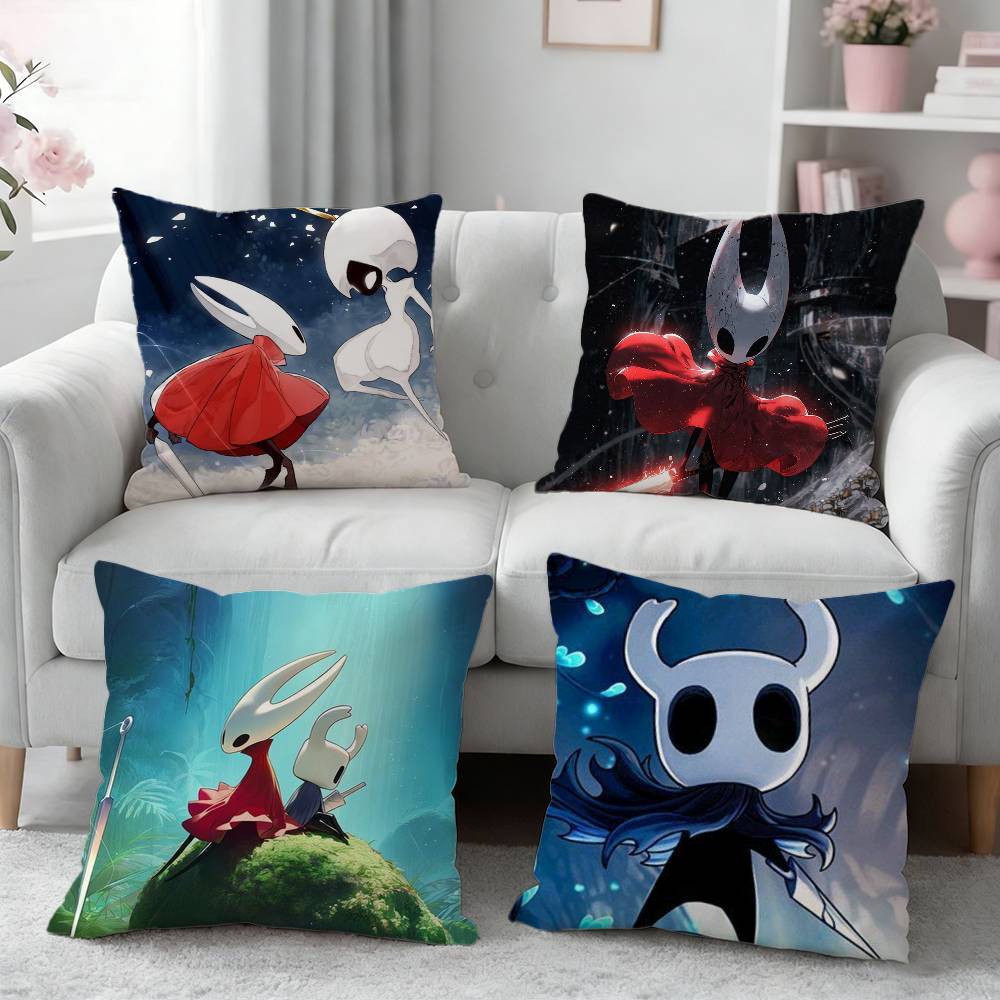 Game HHollow Knight Silksong Pillow Case Pattern Printed Pillowcase For Living Room Sofa Cushion Cover