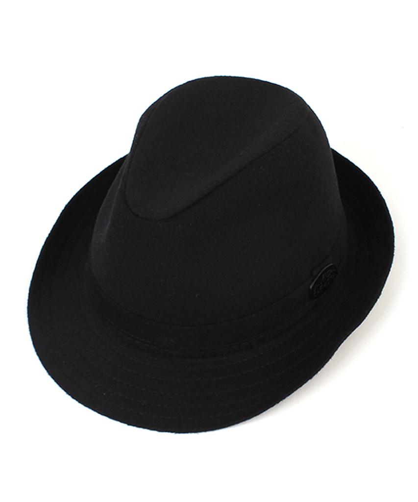 Yunibeosyeolkemiseuteuli Bu All Black Wool Fedora Fedora
