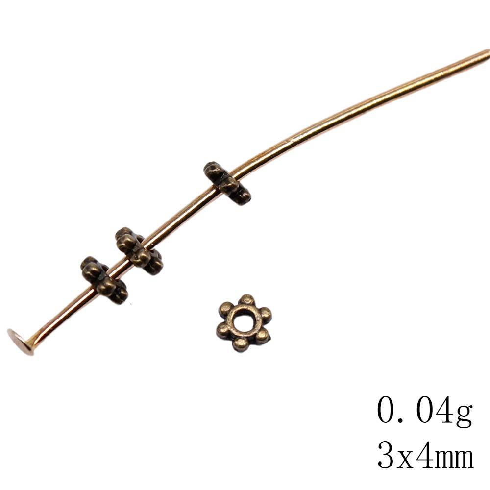 New Year's Day Jewelry Findings Small Torus Spacer Beads Accessories Parts Backpack Accessories