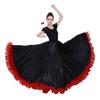 Großer Schwung Bauchtanzkostüme Polyester Großer Schwungrock Mode Zigeunerinnen Rock Tanz