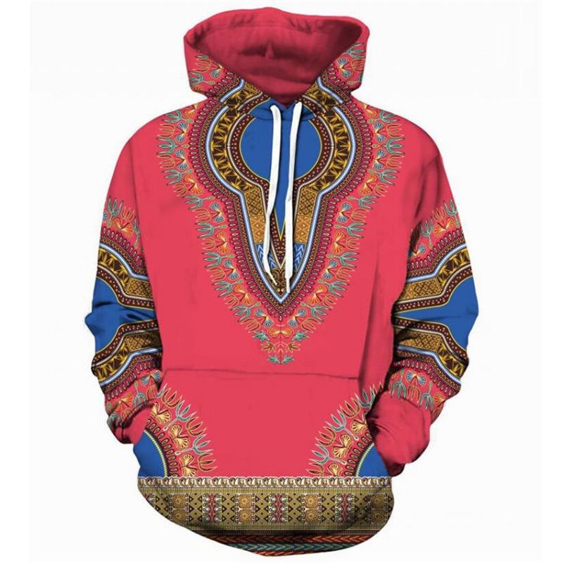 2023Uomo Usanze Popolari Africane Stampa 3D Felpe con Cappuccio da Uomo Felpe Felpa con Cappuccio Cool Hip Hop Streetwear Felpa Tuta Maschile