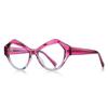 Ultra-light large-frame cat eye myopia glasses women's round face is thin, European and American retro anti-blue heterosexual glasses frame men
