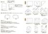 Kamiso Japanese Washi Paper Otome Kaishi 3 Piece Fork Set of 20 Sheets X 3 (FruitSyrup, & Spoon, Coffee)