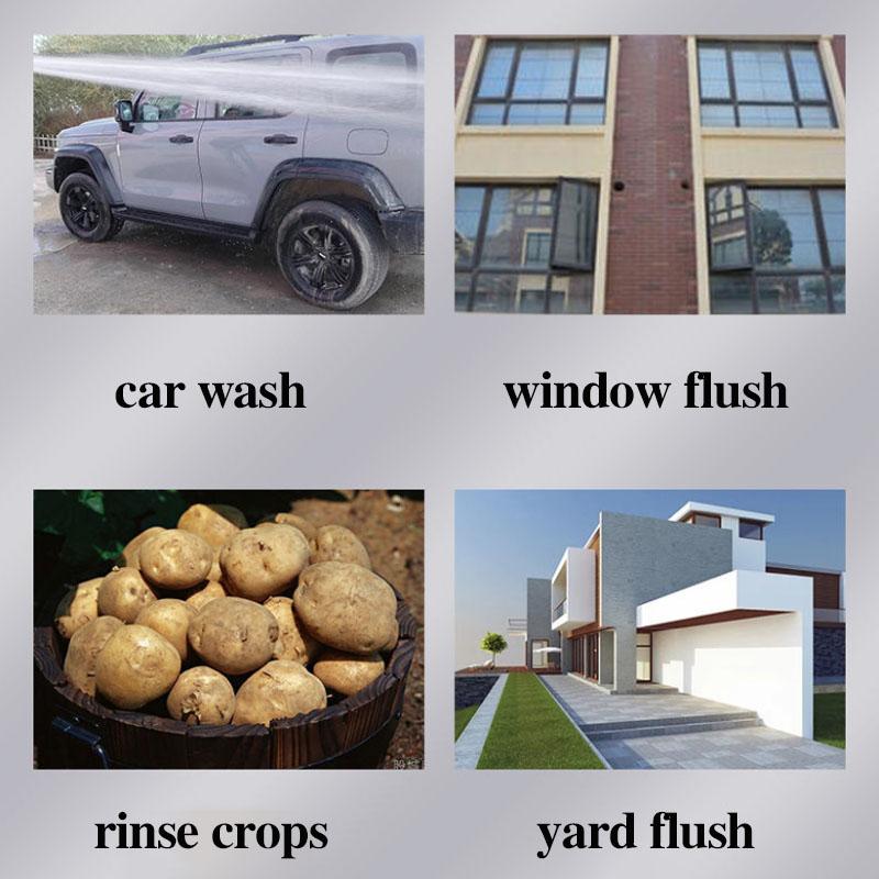 138VF Luxus-Hochdruck-Wasserpistolen-Set, kabellose Gartenspritzmaschine, Autowaschanlage, Reinigungsartefakt mit Werkzeugkasten