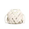 Magnetic Buckle Woven Triangle Women's Handbag - Large Capacity Crossbody Bag