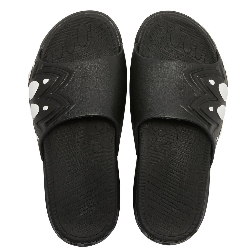 Sandálias Desportivas Kelme, Chinelos de Banho, Acolchoados, Piscina/Praia, Casual, Elegantes, Leves, Uso Interno/Externo (Preto, 24,5 cm)