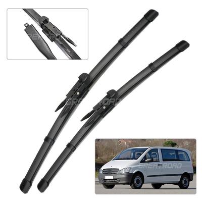 Para Mercedes Vito Viano W639 2006-2014 2007 2008 2009 2010 2011 Limpiaparabrisas Delantero Escobillas Limpiaparabrisas Parabrisas Ventana 28"+26"