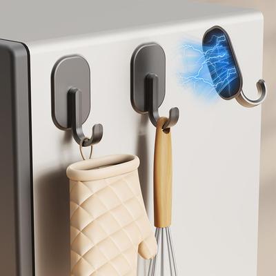 1pc Strong Magnetic Hooks Kitchen Key Magnetic Hook Fridge Multi-Purpose Storage Hooks Bathroom Hanger Fridge Storage