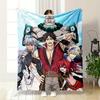 A Group of Animated Characters with Distinct Outfits and Vibrant Colors. for All Seasons Blanket Lunch Break Throw Gift