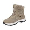 Winter Mid-Calf Warm Cotton Snow Boots for Couples - Men's and Women's Plus Velvet High-Tops.