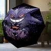 Ghost Haunting Glow Umbrella Folding umbrella, automatic umbrella 8-Frame for Travel, camping Use Gift for Halloween Christmas