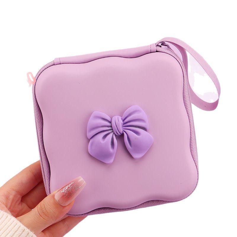 Cute Girls Earphone Digital Organizer Bag Travel Cable Storage Case| Earphone USB Drive Electronic Accessories Pouch Carry Case