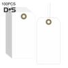 100Pcs Blanks Shipping Tags with Wire Hang Tags Food Clothing Wine Labels for Labeling Inventory Crafts