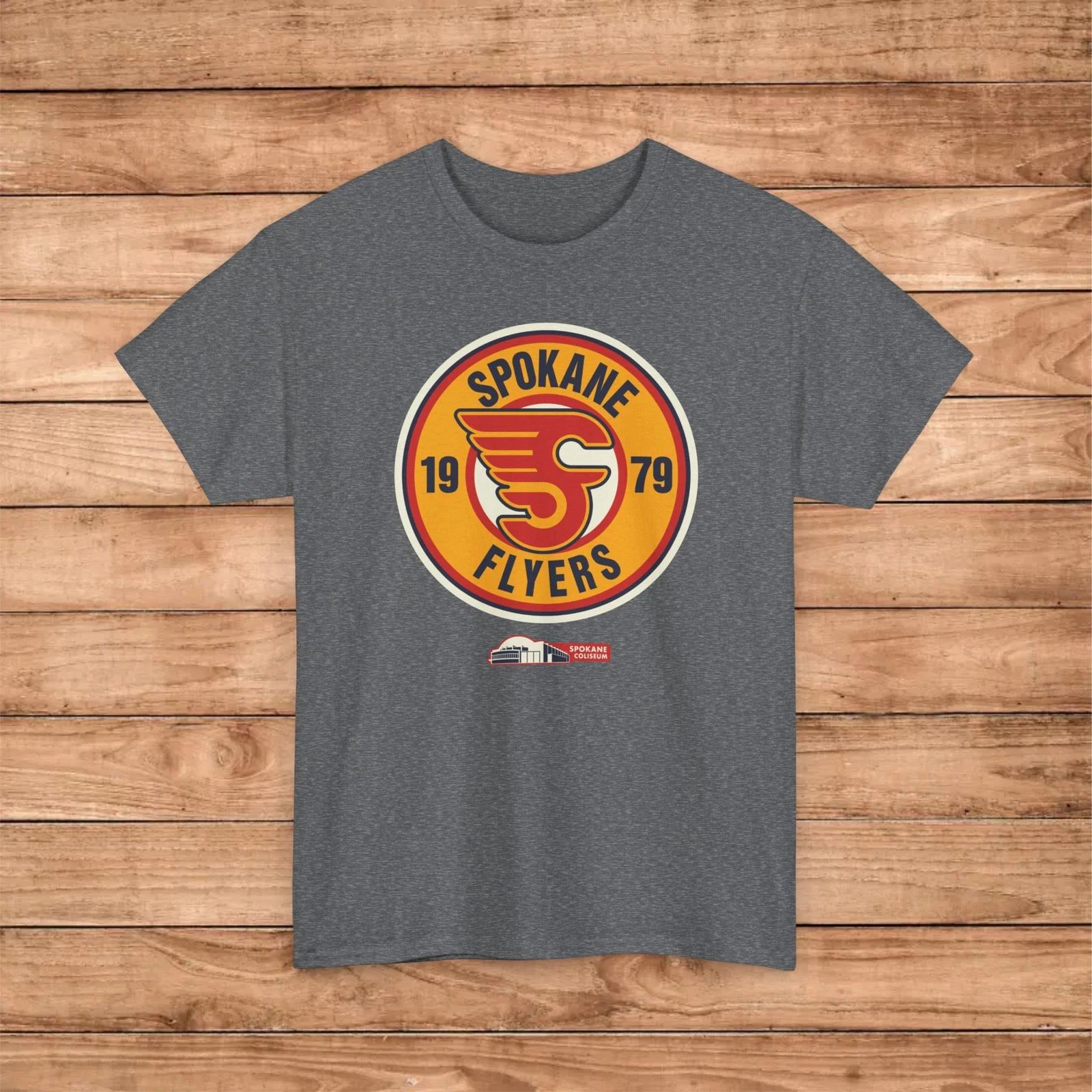 Spokane Flyers 1979 Vintage Hockey T-Shirt - Chiefs Spokane Coliseum M
