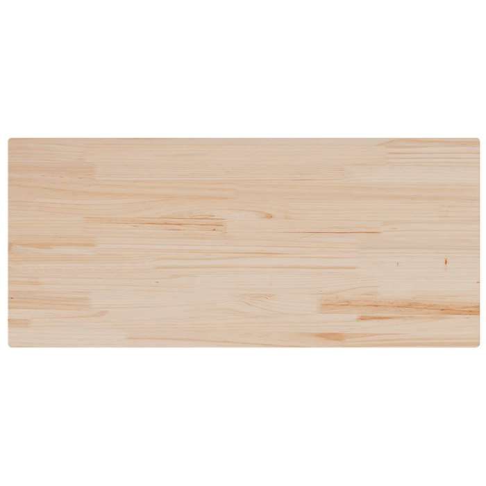 VidaXL Dessus de table 90x40x2,5 cm rectangulaire bois de pin massif, dessus de table en bois, dessus de table basse, dessus 847429