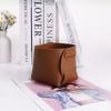 Nordic Minimalist Leather Desk Organizer With Foldable Design For Home Office And Study