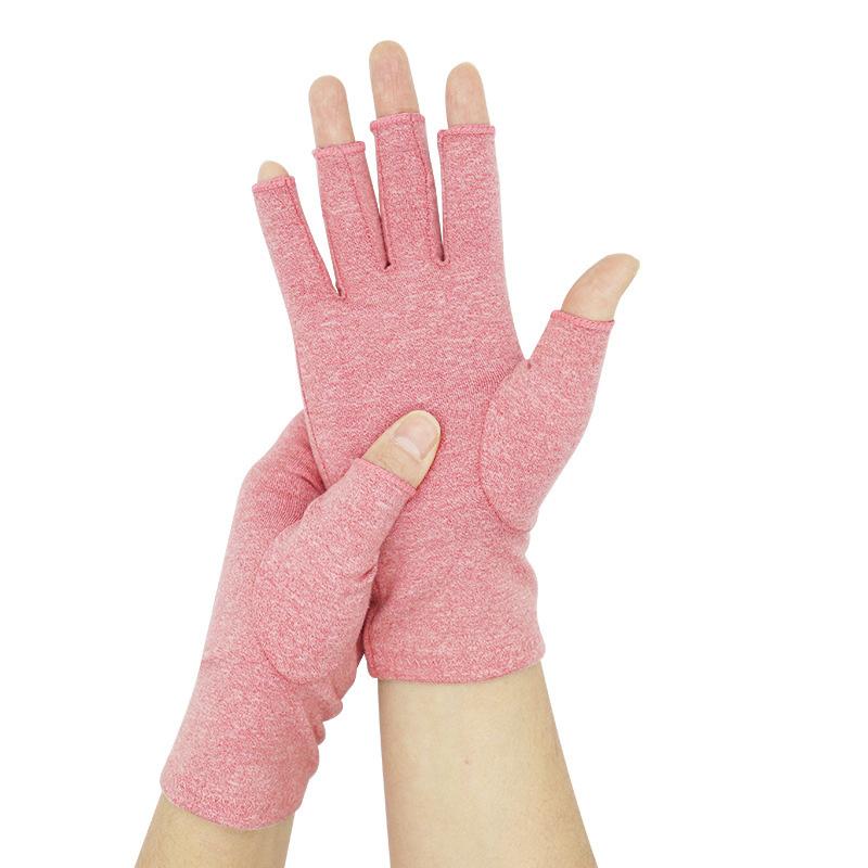 

1 Pair Arthritis Gloves Women Men, Carpal Tunnel, Fingerless Hand Thumb Compression Cycling/Driving/Sport Gloves XL