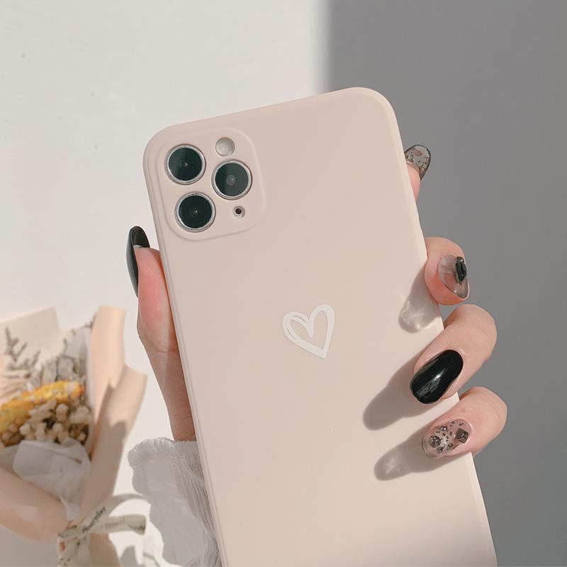 Любовь IPhone 16 Чехол для телефона Apple 14pro Матовый 1211 Силиконовый Мягкий Xs Подходит для 15 8 16promax