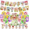 Kit de Décorations de Fête d'Anniversaire Sylvanian Families Bannière Ballons Fournitures de Fête Thème pour Enfants