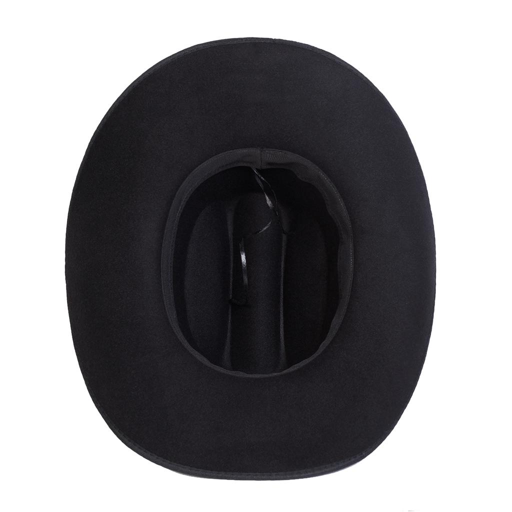 Men's Feathered Jazz Hat Fashionable Flat-top Hats Outdoor Leisure Gentleman's Cap Cowboy Caps