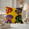 AAndy WWarhol Art Cushion Cover Antidustmite Pillowcase Invisible Zipper Silky Short Plush Sofa Cushion Cover