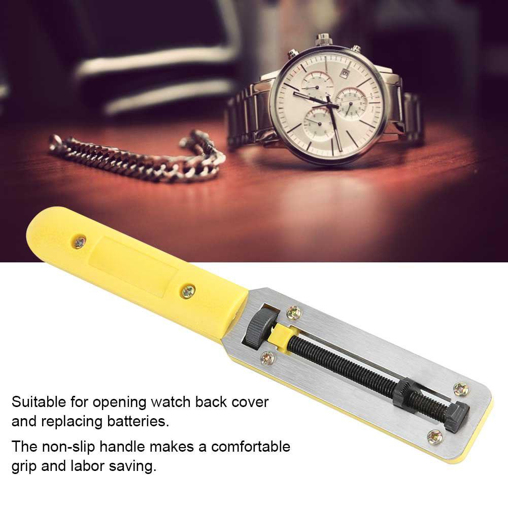 Professioneller verstellbarer Uhrengehäuseöffner Abdeckung Reparatur Schraubenschlüssel Abzieher Werkzeug