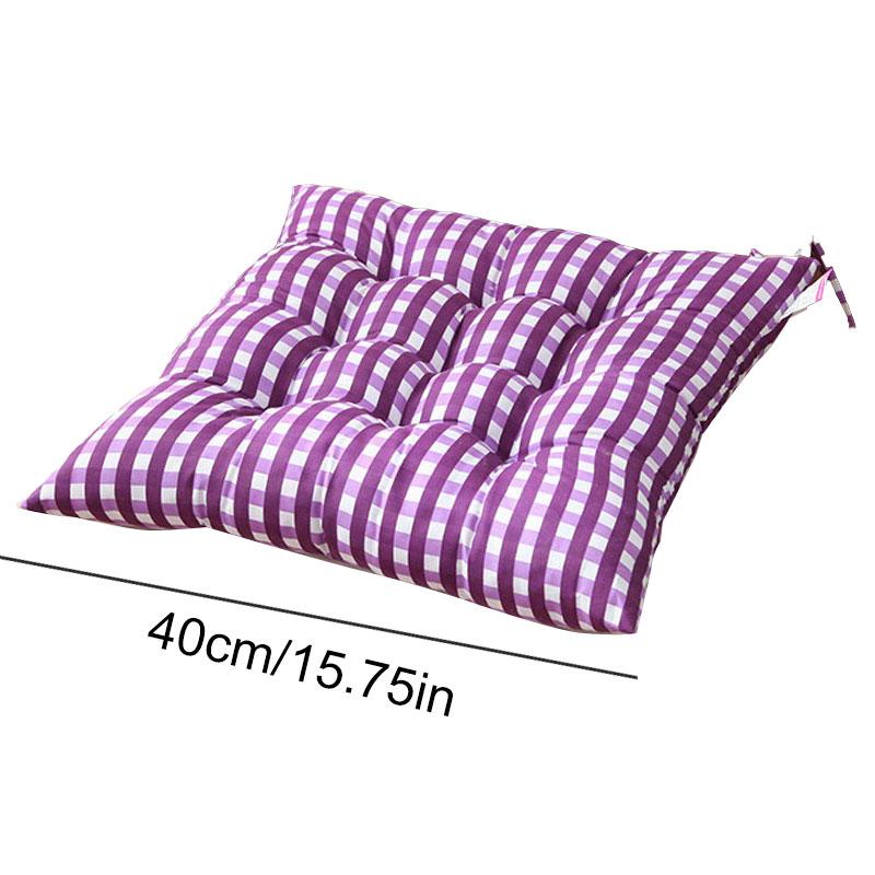 1Pc With Strap Office Supplies Cushion Winter 40x40CM Thicken Window Seat Cushion Warm Cotton Pad Student Fart Pad
