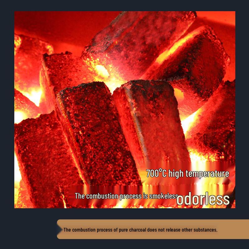 Zhi Shi Smokeless Long-Burning BBQ Bamboo Charcoal