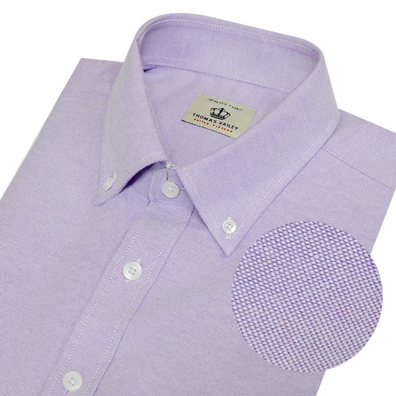 Thomas Bailey Button-Down Oxford Shirt Purple 1Ththc1Msu152 Purple/105