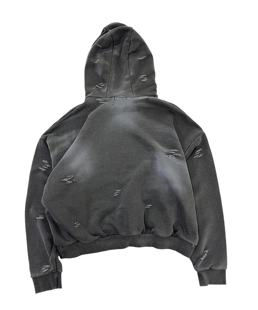 SK8ER ROCK Lost Archive Grunge Hoodie (Black)