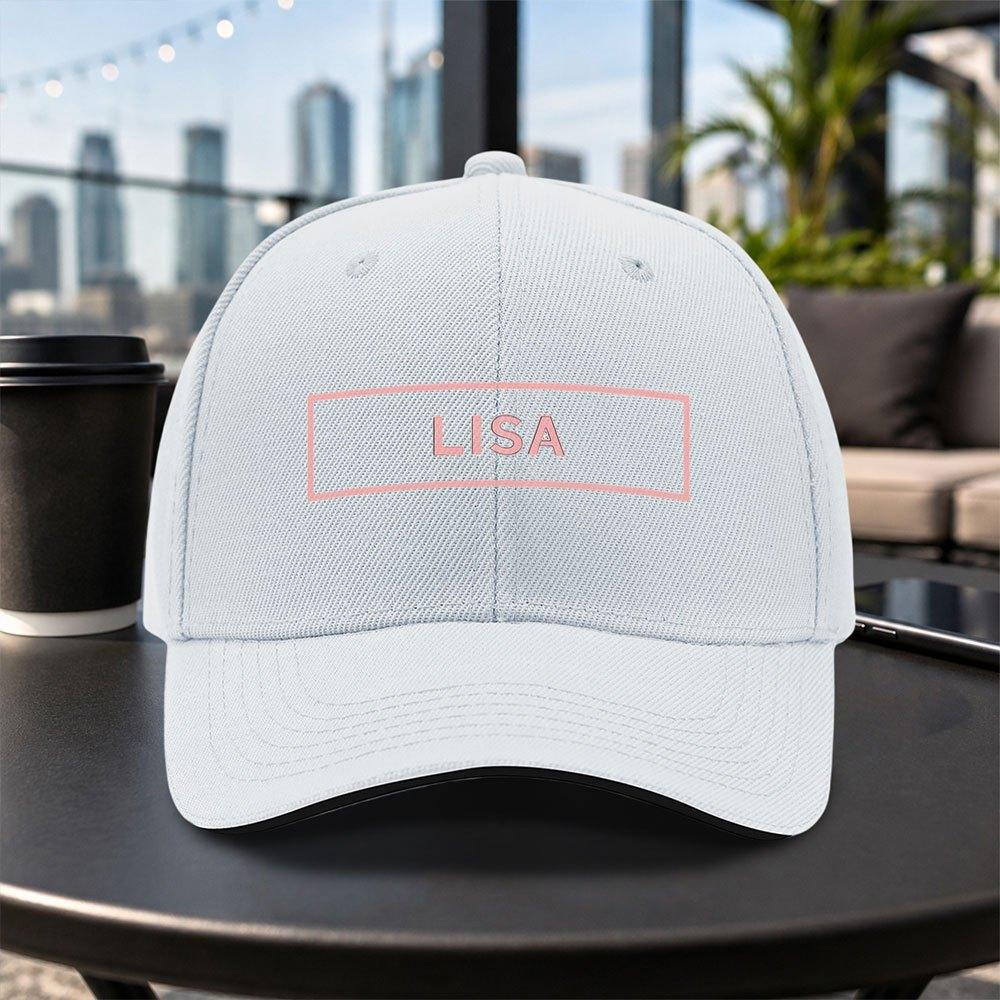 LISA Style Adjustable Sandwich Baseball Cap  Lightweight Printed Unisex Duckbill Hat for Unisex  Women