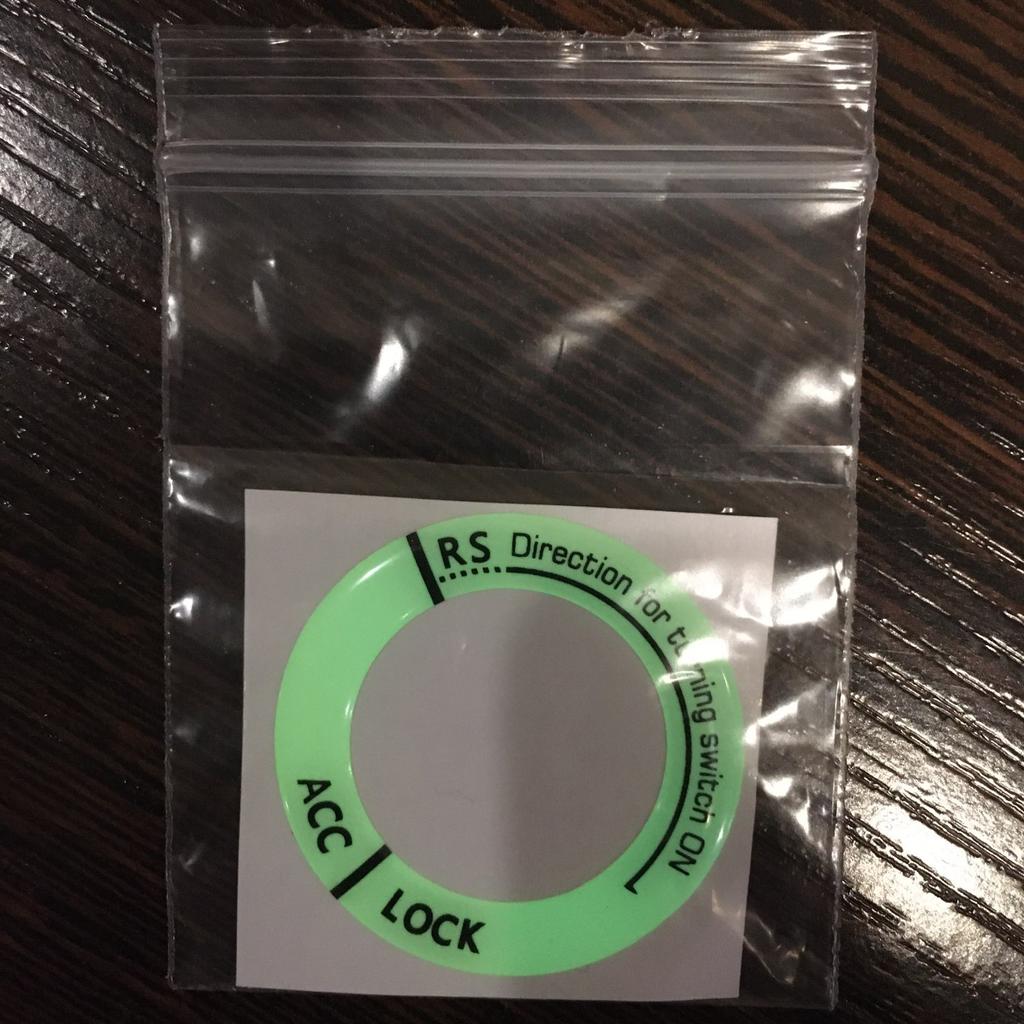 Buy Car Ignition Switch Luminous Sticker Rings Key Ring Surrounding
