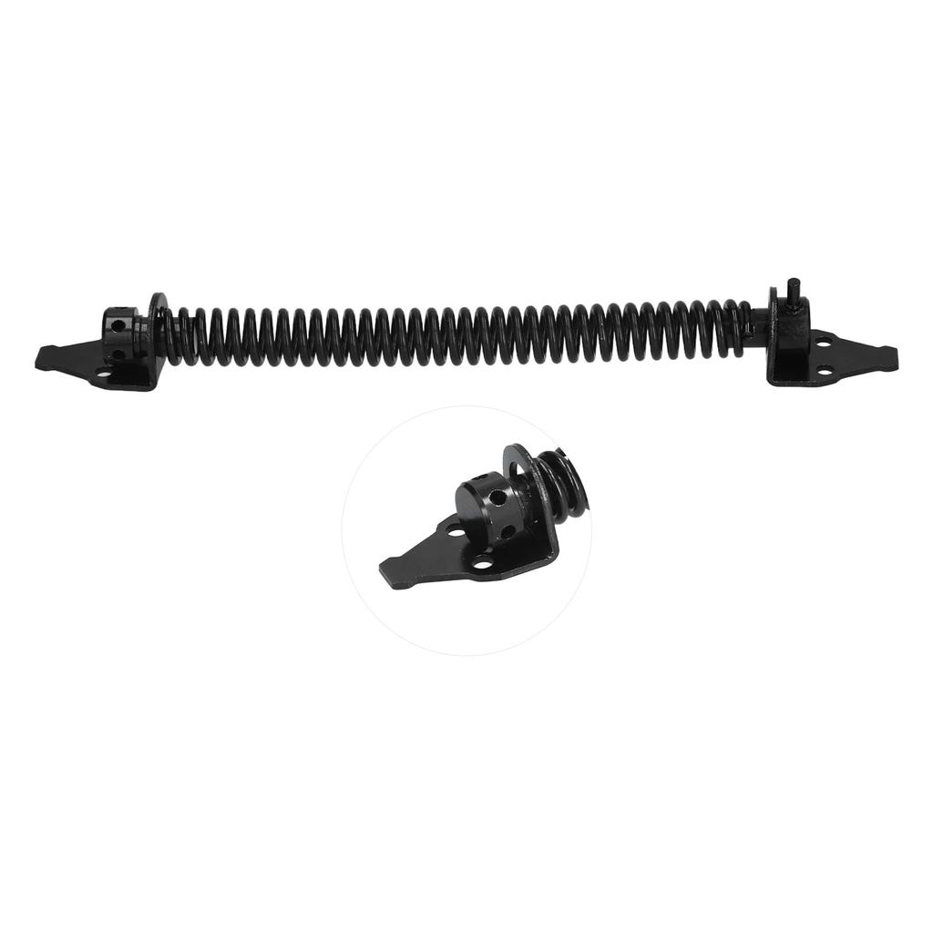 Self Closing Door Spring Set Carbon Steel Adjustable Gate Spring Hardware for Home Agricultural Fence