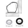 Crankshaft Side Cover Gasket Oil Seal Kit Rubber Fiber Acrylic Aluminum Set For Predator 212 11381-ZH8-801 11381-ZE1-800 90601-ZE1-000